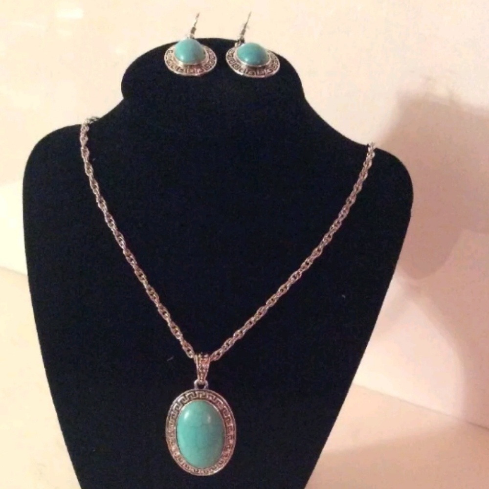 Fashion Jewelry Turqoise set
